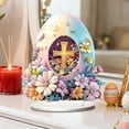 thumbnail image 4 of CenterPC Table Decorations Easter 2D Festive Visual Tabletop Ornament 20Cm for Living Room Bedroom, 4 of 8