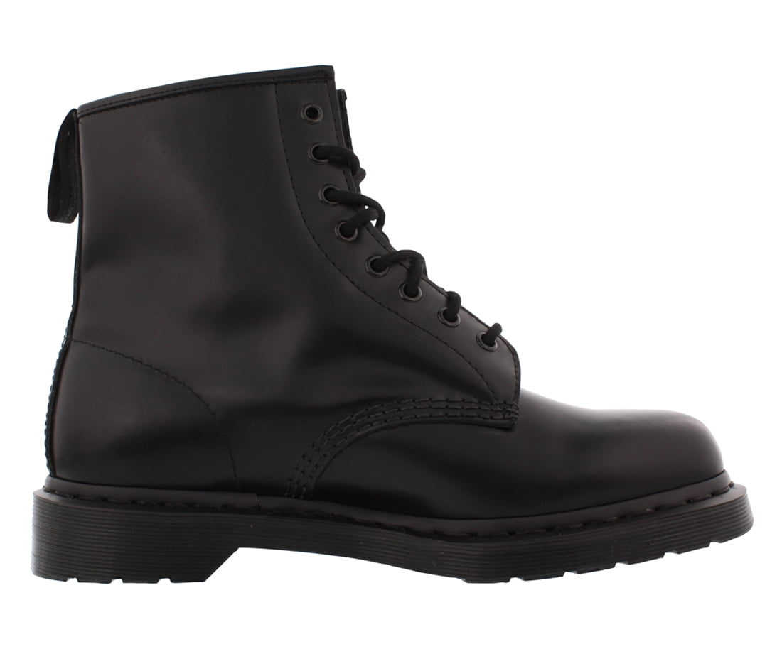 Dr. Martens 1460 Mono Smooth Leather All Black Combat Boots 8-Eye Size W 7 / M 6 1460 Mono Smooth Leather Lace Up Boots in Black | Dr. Martens main image 4