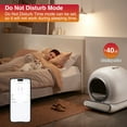 thumbnail image 5 of Self-Cleaning Litter Box, Automatic Cat Litter Box with APP Remote Monitoring, Not Disturb Mode, 65+9L Large Capacity for Multiple Cats, Safety Protection Sensor & Odor Isolation, 5 of 12