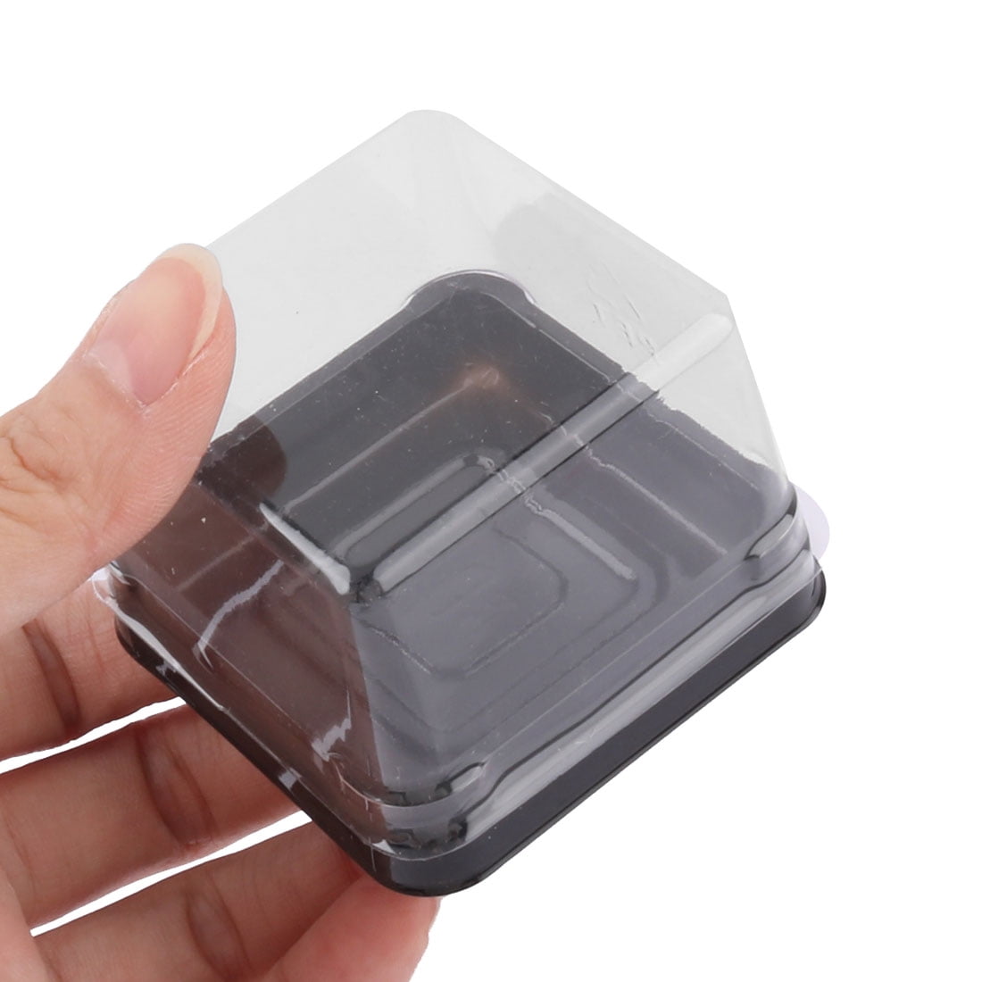 Unique Bargains Plastic Bakery Chinese Moon Cake Muffin Boxes Container Holder Cover 50pcs