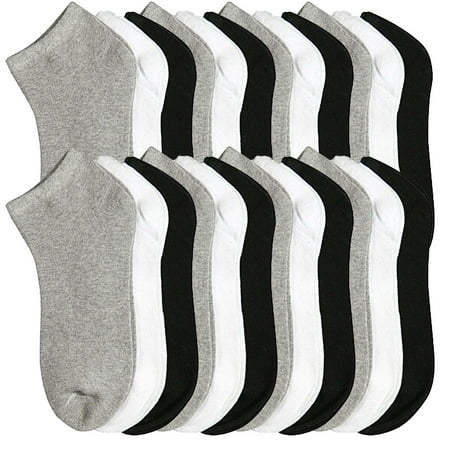 

6-24 Pair Low Cut Ankle Socks Multi Pack for Men Women Sport Athletic