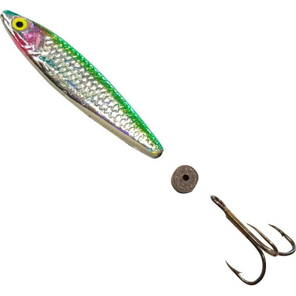 Zzinger ZZR4.5-HOLOGRN Zzinger 4,5 oz Vert holographique Le leurre sonique mortel attrape tout