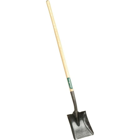 Union Tools Square Point Shovel, 44 in L Hard Wood Handle 40184