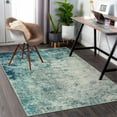 thumbnail image 4 of Moynesa 5'x7' Modern Abstract Area Rug,5x7FT Rugs for Living Room, Washable Accent Bedroom Rug Non-Slip Non Skid, Indoor Floor Contemporary Carpet for Kitchen Bathroom Laundry Light Blue, 4 of 7