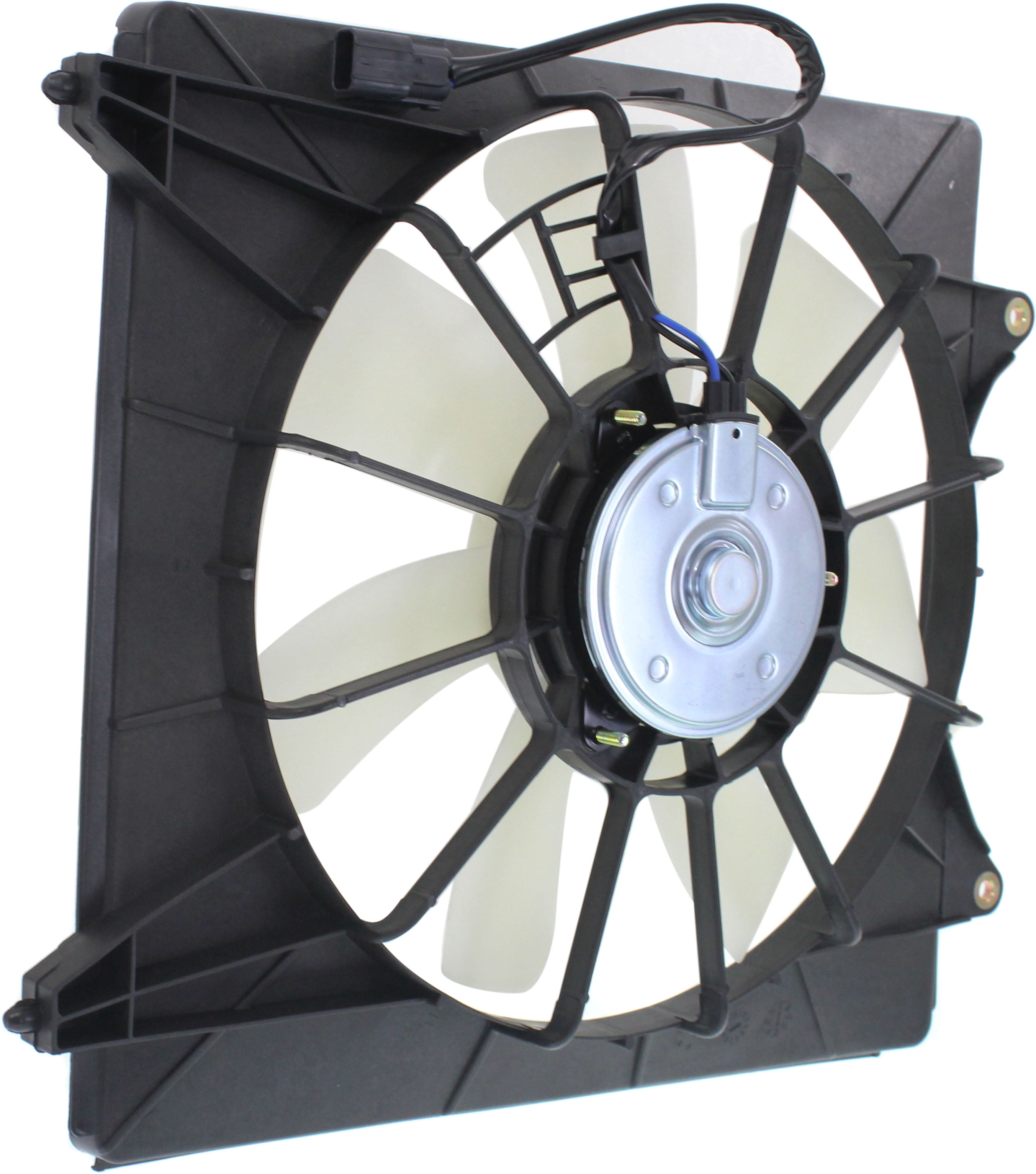 Replacement REPH160971 Cooling Fan Assembly Compatible with 2008-2012 Honda Accord 2009-2014 Acura TSX A/C Condenser