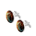 thumbnail image 2 of Chameleon Elegant Suit Accessory: Stainless Steel Cufflink Set for Men's Formal Attire, Dress Shirts, and Special Occasions, 2 of 6