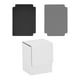 thumbnail image 3 of Caja para baraja de cartas con 2 divisores que se adapta a más de 100 cajas de almacenamiento de tarjetas versátiles de 3,1x3x4 pulgadas Blanco, 3 of 8