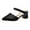 Black, variant on JDEFEG Bridal Shoes Size 12 Ladies Fashion Solid Color Leather Thick High Heel Pointed Toe Casual Pumps Shoes Clear Slingback Heels for Women Black 37