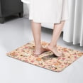 thumbnail image 4 of Corgi Dog and Flower Florals Flannel Non Slip Door Rugs,Washable Door Mats Indoor,Decorative Door Mats,Dirt-Resistant and Absorbent Doormat for Entrance,Bedroom,Kitchen,Bathroom,23.5x16in(60x40cm), 4 of 5