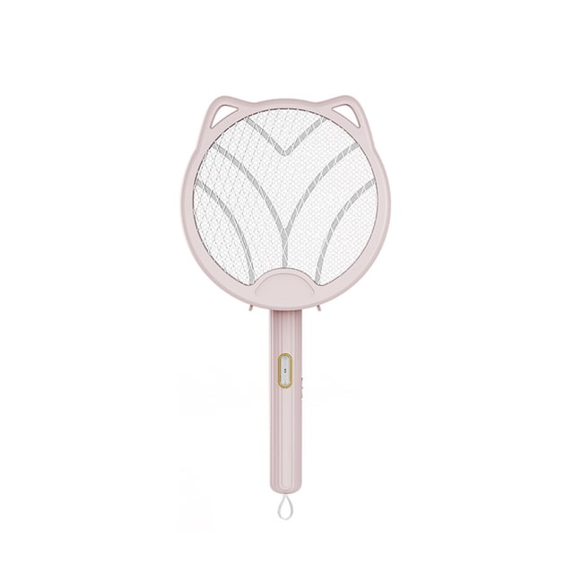 Ounissouiy Lámpara de plagas de choque eléctrico USB LED Fly Bug Luz de control de insectos plegable Interior Exterior Catcher de bajo Repelente de insectos y plagas Rosa