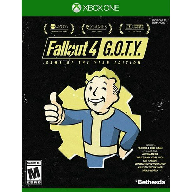 Fallout 4 Goty Edition Bethesda Xbox One 093155172517 Walmart