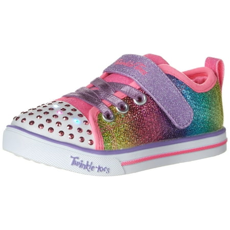 Skechers Kids Girls Sparkle LITE Sneaker, Multi, 3 Little Kid | Walmart ...