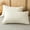 White, variant on HKEJIAOI Standard & Queen Size Waterproof Pillow Protectors, 2-Pack, Breathable, Stain Proof, Sweatproof, Hypoallergenic, Mattress Protector, Bedding, Washable