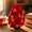 A001- Red, variant on Tabletop Christmas Tree 16 Inch Small Christmas Tree Mini Christmas Tree Artificial Christmas Tree Festive Pom Christmas Tree Decor for Home Office Shelf Mantel Red and Orange