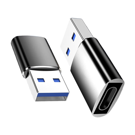 USB to USB C Adapter Phone Data Transfer USB Male to Type-C Female OTG Converter Fast Charging Adapter Portable