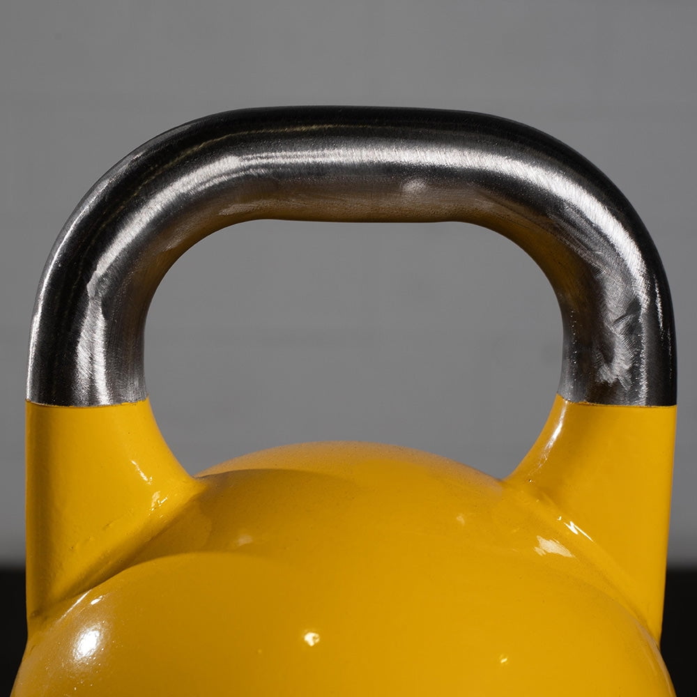 Titan Fitness 8 KG Competition Kettlebell, Color-Coded Yellow, 35mm Handle