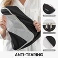 thumbnail image 4 of Juego de 10 maletas Packing Cubes OlarHike, todo incluido, color negro, 4 of 8