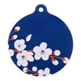 thumbnail image 1 of Uxcell Housse de Protection pour Cuisinière à Induction de 8,6 Pouces, Motif de Fleurs de Prunier, Bleu, 1 of 6