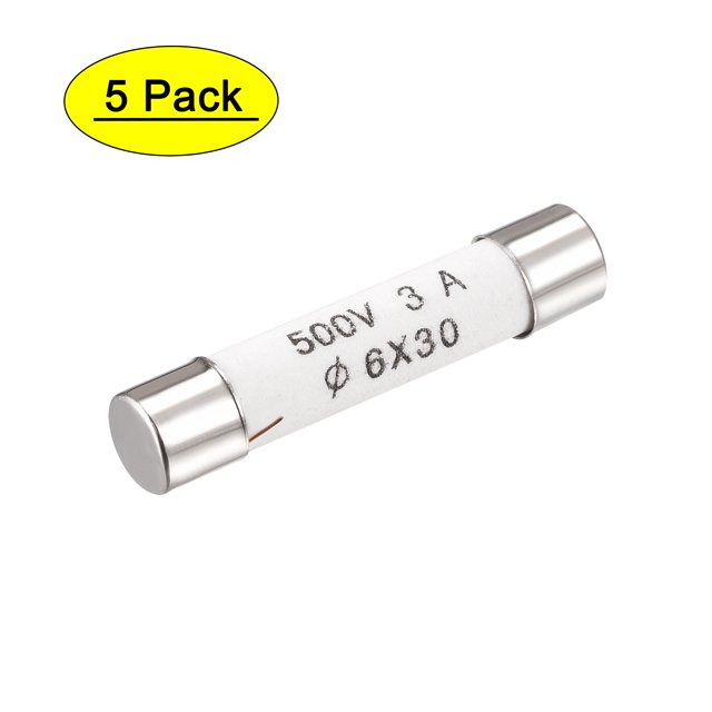 Unique Bargains Ceramic Cartridge Fuses 4A 250V Ceramic Fuses Fast Blow for Amplifier Energy Saving Lamp Ballast 10 Pcs
