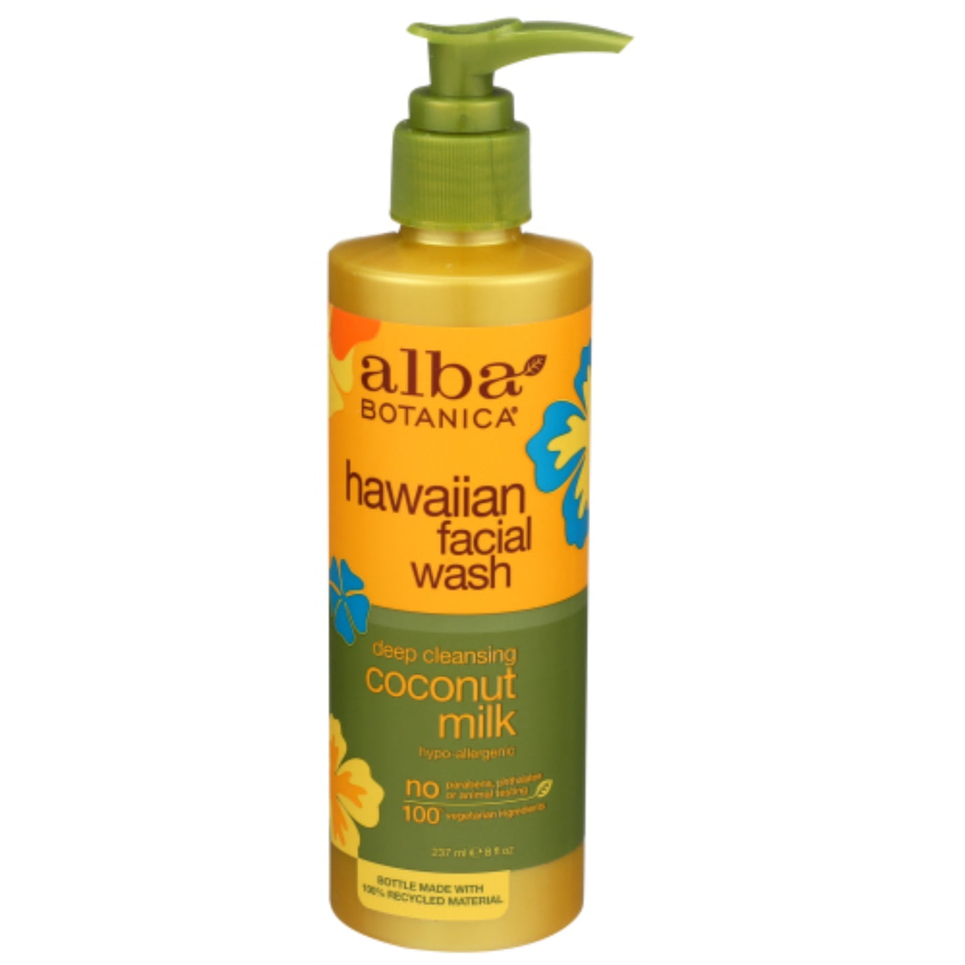Alba Botanica Hawaiian Facial Wash Coconut Milk 8 fl oz