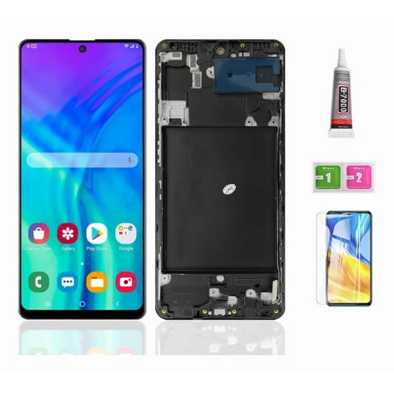 LCD Screen Frame Compatible With Samsung A71 Incell