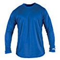 thumbnail image 3 of Men's Long Sleeve Baselayer Shirt Royal XX-Large, 3 of 3