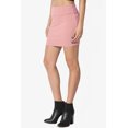 thumbnail image 4 of Jupe Tube Double Couche Taille Haute en Coton Extensible Basique pour Femmes, 4 of 7