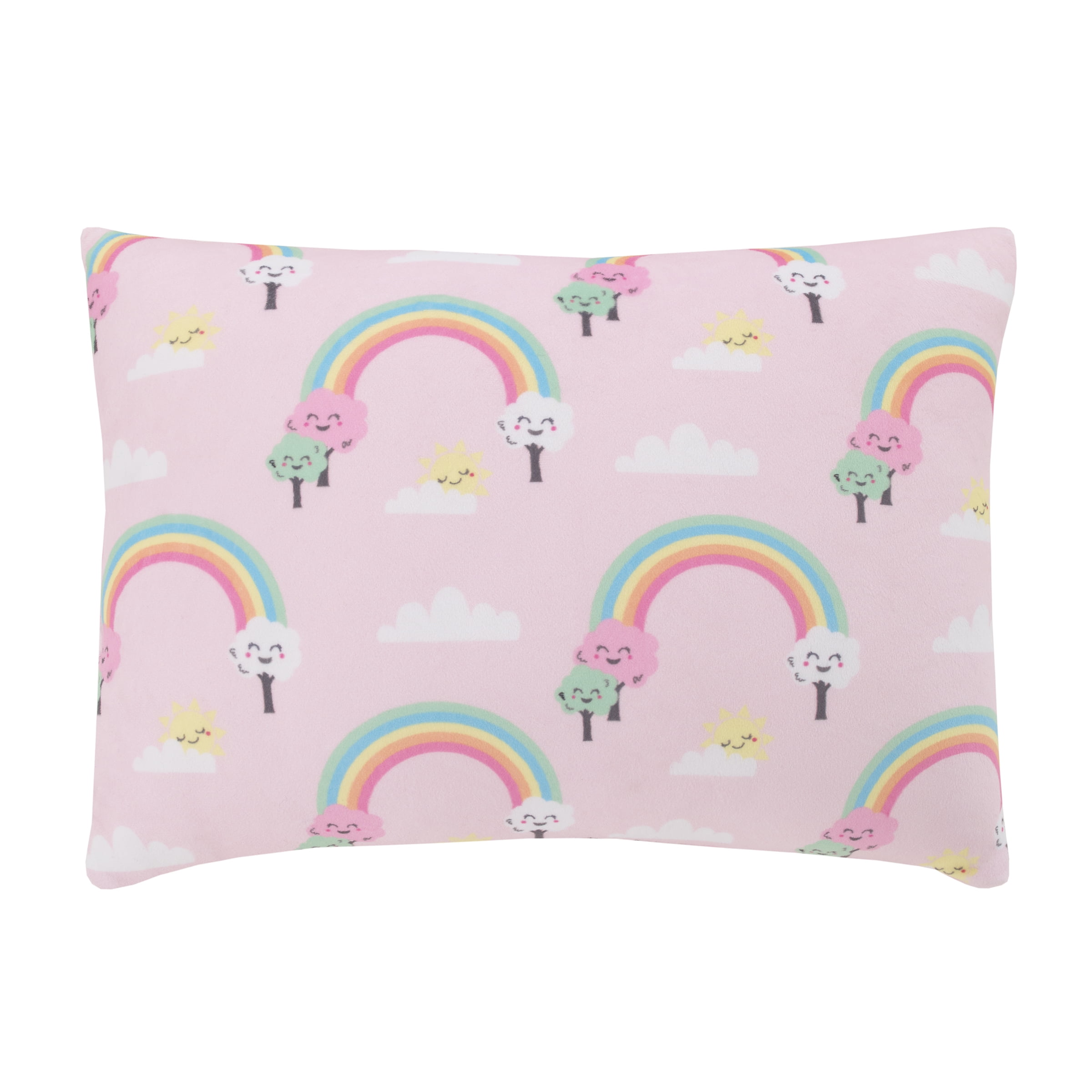 Rainbow Throw Pillow Super Soft And Squishy New With Tags 20" x 10" 