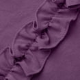 thumbnail image 4 of Vestido de Lino Casual Multi-Color Suelto V-Cuello Ruffled para las Mujeres, Manga Larga Cuello Redondo Primavera Verano de Moda de Todos los Días, 4 of 9