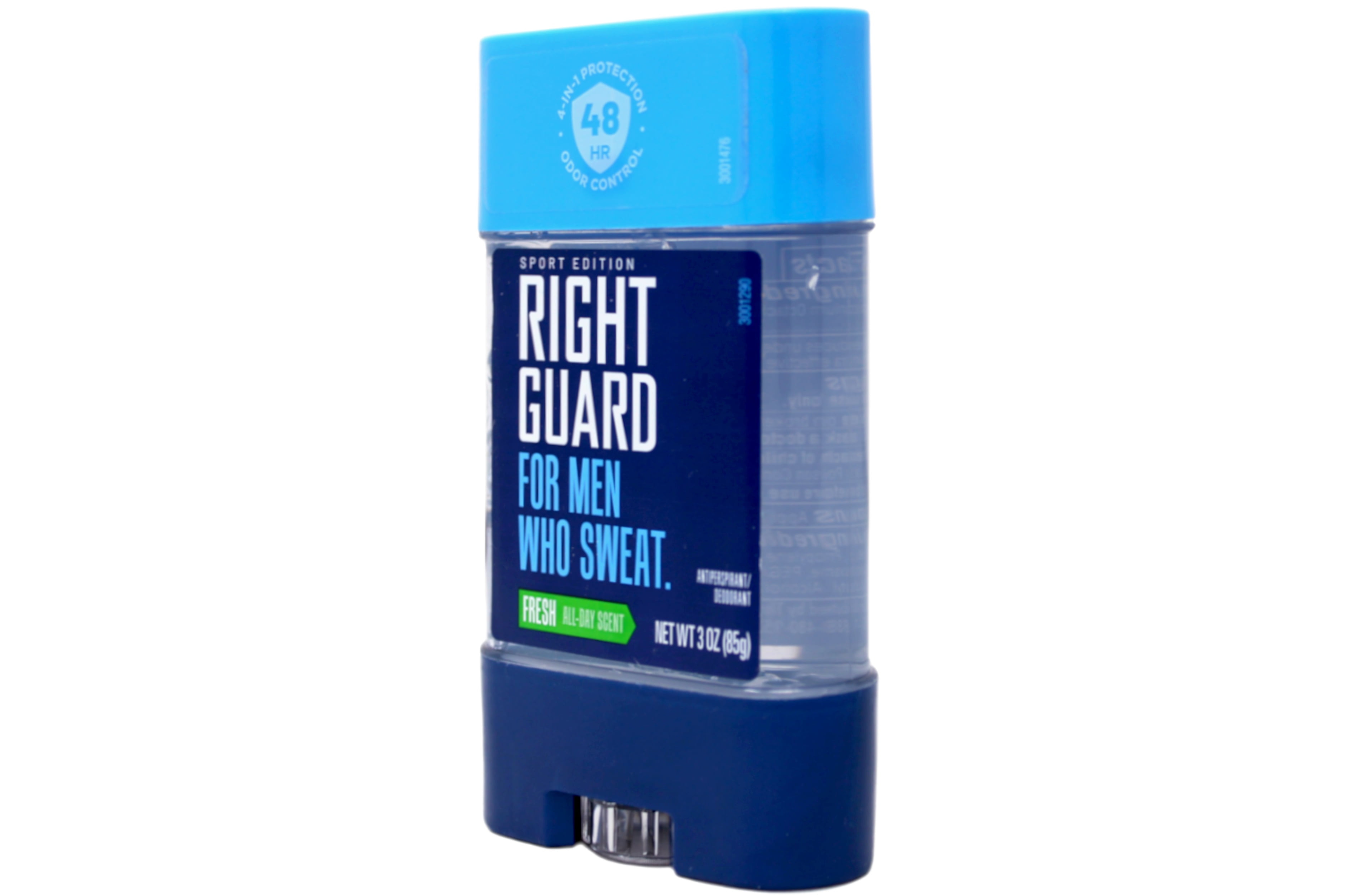 Right Guard Sport 3D Odor Defense, Anti-Perspirant Deodorant Clear Gel, Fresh 3 oz (Pack of 6)