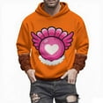 thumbnail image 5 of Craaazy Thanksgiving Hoodies for Women and Men Funny Turkey Prints Sweatshirt Womens Tops with Pockets Gifts for Women, 5 of 7
