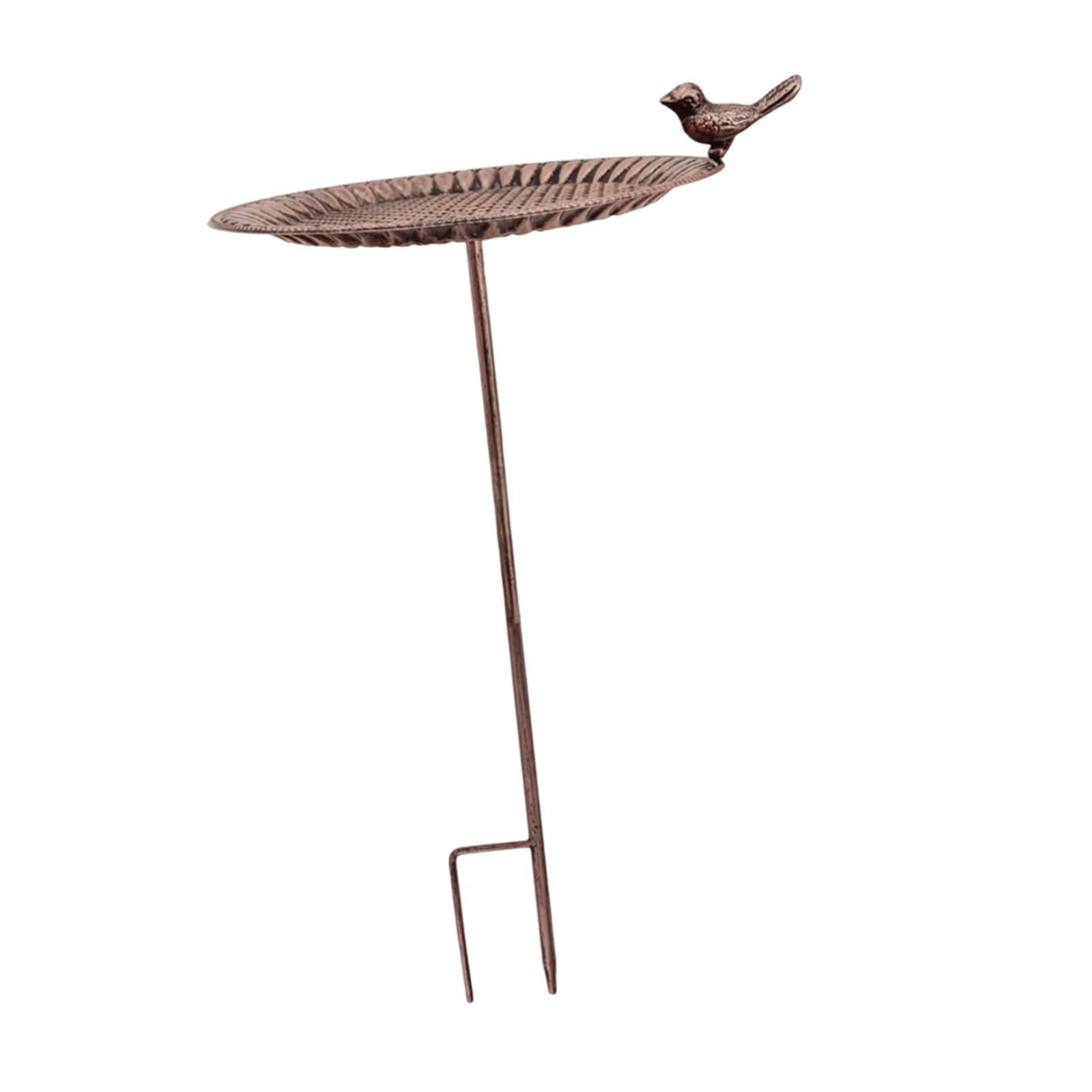 Zxpjkyu Bird Feeder Modern Easy to Install with Stake for Backyard Outside Flowerbed