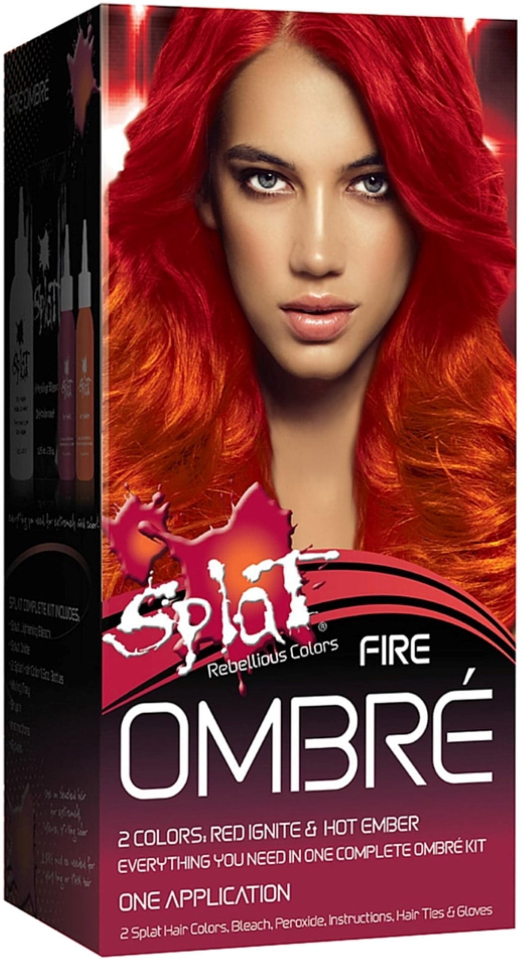 3 Pack Splat Rebellious Colors Ombre Hair Coloring Complete Kit