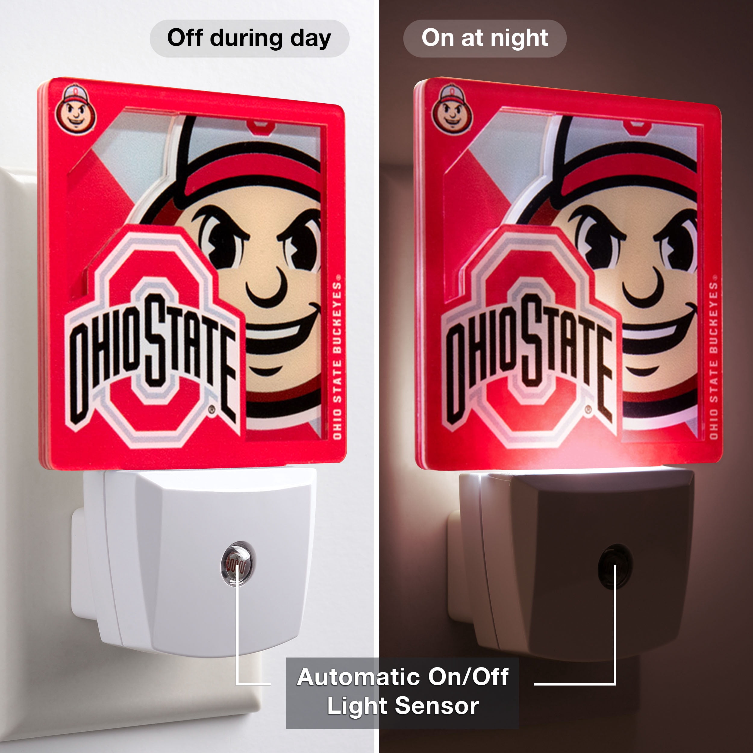 Ohio State Buckeyes Logo Series Nite Light