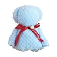 thumbnail image 2 of Toalla de terciopelo absorbente, toalla de cara con rayas de colores, toalla de regalo suave para el hogar infantil, 2 of 2