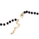 thumbnail image 3 of Collar Gargantilla Ametrinaa para Mujer con Piedra Negra Chapa de 18k, 3 of 4