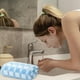 thumbnail image 4 of Accesorios de baño Toalla de vellón de coral con rejillas redondas pequeñas de secado rápido y fuerte absorción de agua Toallas sanitarias suaves, cálidas y cómodas Sin pelusa ni decoloración, 4 of 6