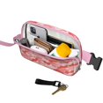 thumbnail image 4 of Spring Summer Floral Illustration Sling | Adjustable Strap Purse | Multi-Scenario Use Bag, 4 of 4