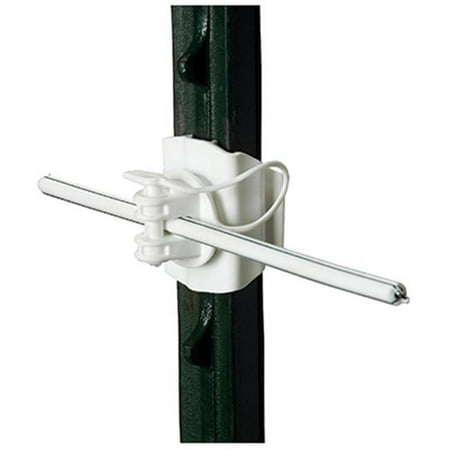 UPC: 0644493682130 | Gallagher T-Post Pin-Lock Insulator White