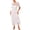 White, variant on Qiopertar Women's Two-Piece Dress Set Solid Color Short Sleeve Round Neck Lace Top and Slip Dress Casual Summer Spring Vacation Party Boho Outfit, Purple S