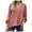 Pink, variant on Vedolay Women's Tops Plus Size Long Sleeve Floral Tunic Top ,S