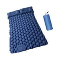 thumbnail image 2 of Colchoneta Inflable shamjiam con Almohada para Acampar Azul Oscuro con Bomba Integrada, 2 of 8