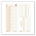 thumbnail image 2 of uPunch Time Card for PK1100 Time Clock 100/Pk PKTC1100, 2 of 3