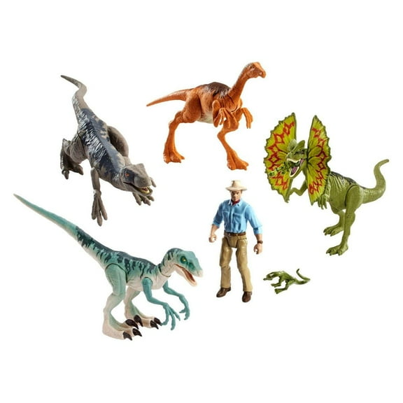 Mattel Jurassic World Legacy Collection Dr. Grant Figure, 6 Pack