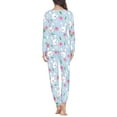 thumbnail image 4 of Suhoaziia Easter Day Sleepwear for Women Pajama Set Pants Bottoms Fall Clothing with Pocket,Rabbit Skin Friendly Outfits Daily Wear Print Graphic Size 6XL for Easter Gift, 4 of 4