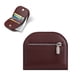 thumbnail image 4 of Cartera pequeña de piel para mujer, tarjetero, monedero, monedero plegable pequeño para tarjetas de crédito (color café), 4 of 7