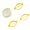Yellowish white, variant on lanema Kitchen Gadget Eggs Cutter for Slicing and Dividing Hard Boiled Eggs and Century Eggs Stainlessed Steel Construction