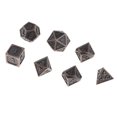thumbnail image 2 of segolike 7 Pcs dés en Alliage pour Jeu de Rôle Bronze Rouge- B, 2 of 7