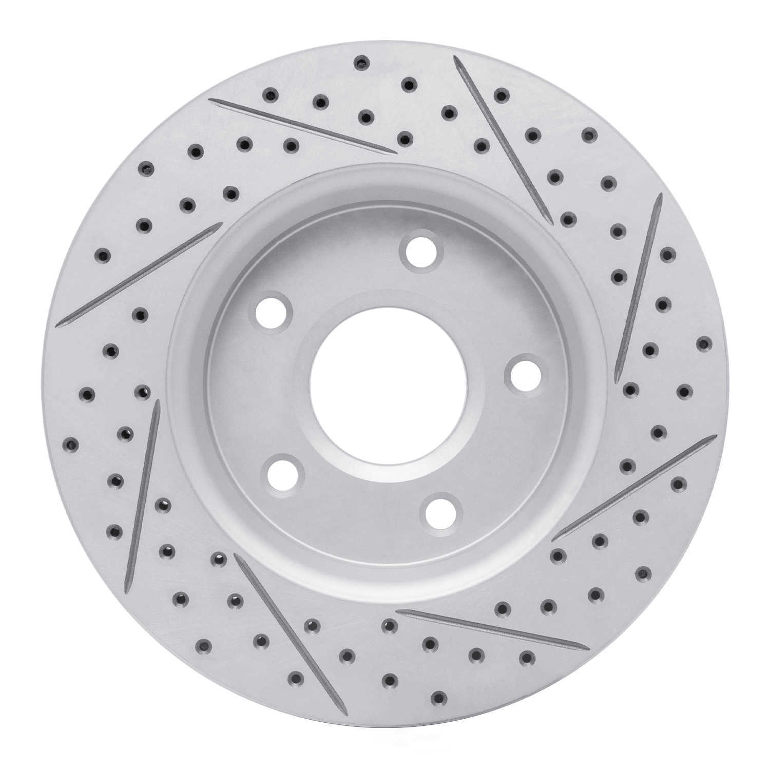 Dynamic Friction Company 830-40107L DFC Geoperformance Rotor - Drilled and Slotted