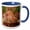 Blue/White, variant on 3drose, Shay Kangaroo, 11oz Two-tone Yellow Mug